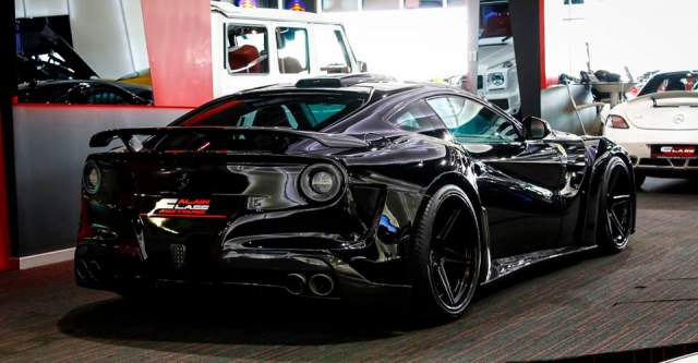 Black-on-Black Novitec Rosso F12 N-Largo For Sale in Dubai
