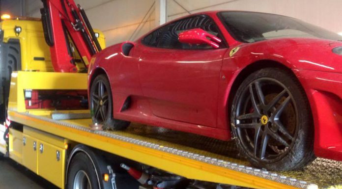 Ferrari F430 Crashes into Lake in The Netherlands 