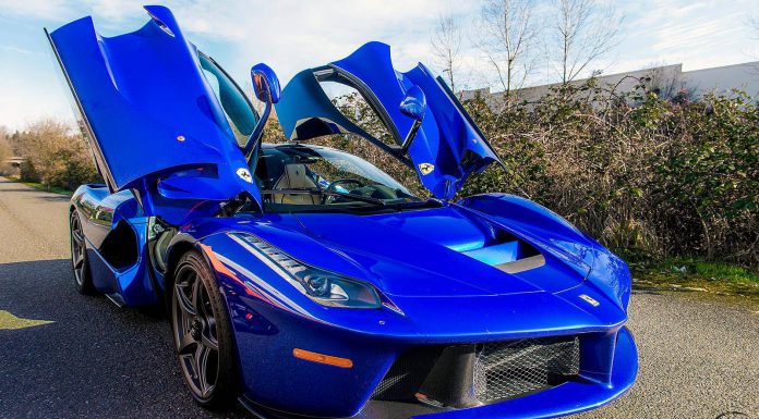 Stunning Blue Ferrari LaFerrari in Washington!