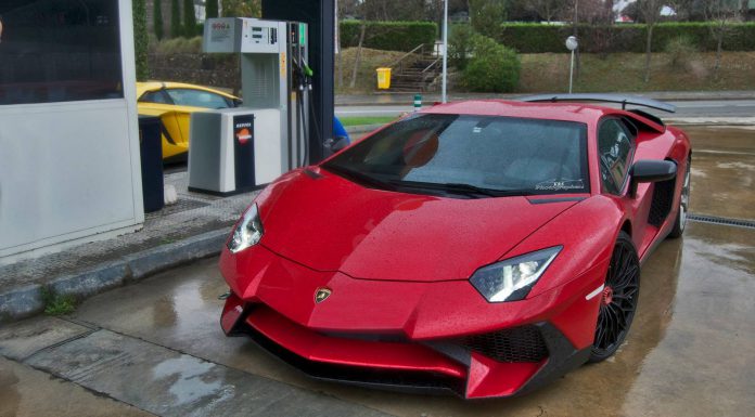 Two Lamborghini Aventador SV's Snapped in Spain 