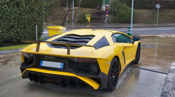 Two Lamborghini Aventador SV's Snapped in Spain 