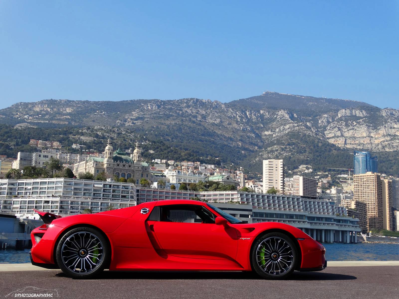 Stunning Red Porsche 918 Spyder Photoshoot in Monaco