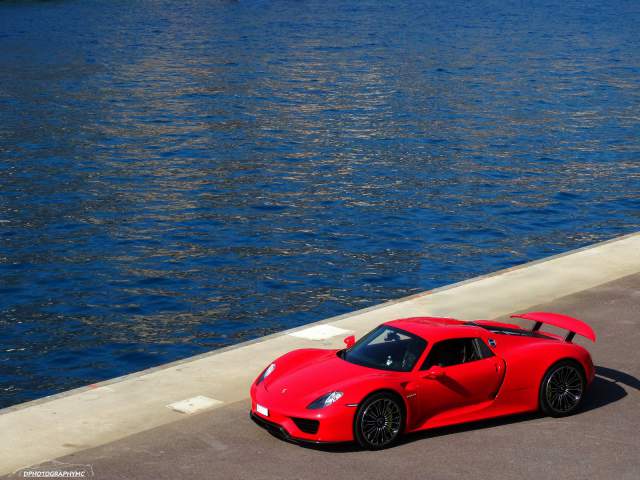 Stunning Red Porsche 918 Spyder Photoshoot in Monaco!