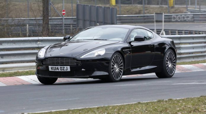 Spy Shots of a 2017 Aston Martin DB9 Test Mule Emerge 