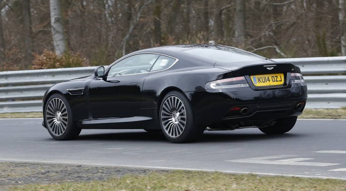 Spy Shots of a 2017 Aston Martin DB9 Test Mule Emerge 