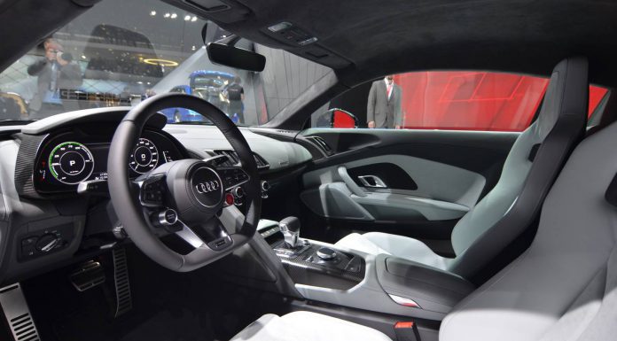 Audi R8 V10 at the Geneva Motor Show 2015
