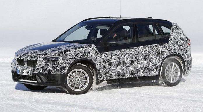 2016 BMW X1 Cold Winter Test Spy Shots in Scandinavia 
