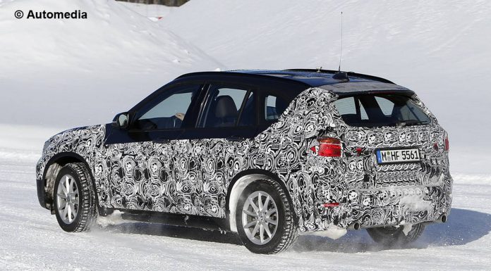 2016 BMW X1 Cold Winter Test Spy Shots in Scandinavia 