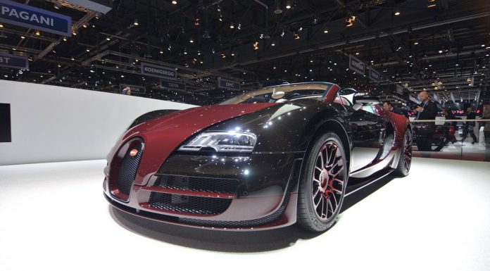 Bugatti Veyron Grand Sport Vitesse La Finale at the Geneva Motor Show 2015