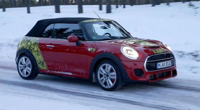 First Spy Shots of MINI JCW Cabrio Emerge