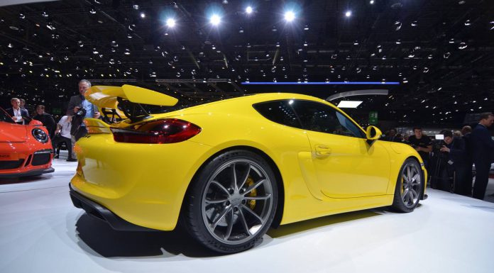 Porsche Cayman GT4 at the Geneva Motor Show 2015