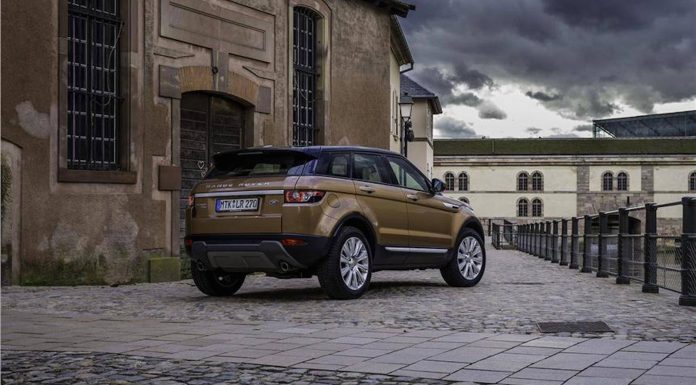 range rover evoque side view