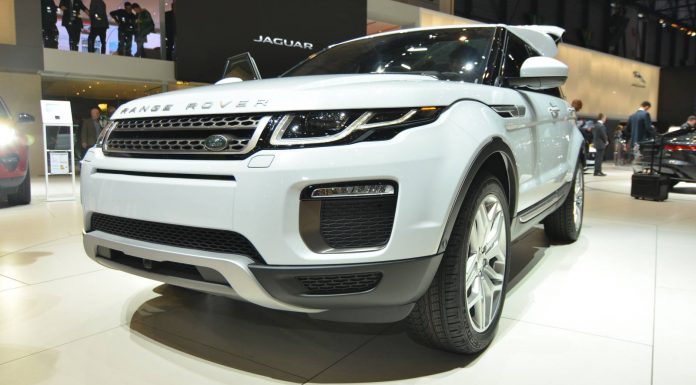 Range Rover Evoque at the Geneva Motor Show 2015