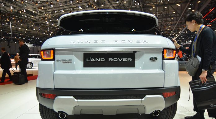 Range Rover Evoque at the Geneva Motor Show 2015