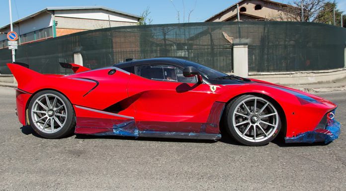 Ferrari LaFerrari FXX K Snapped on Maranello Streets 