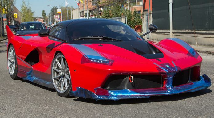 Ferrari LaFerrari FXX K Snapped on Maranello Streets 