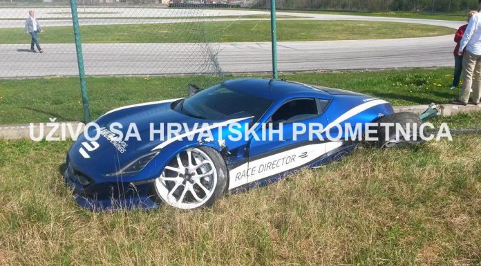 Rimac Concept One Crash 