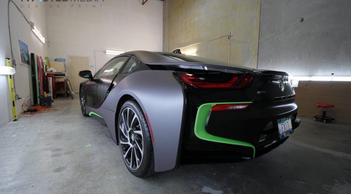 BMW i8 wrapping process