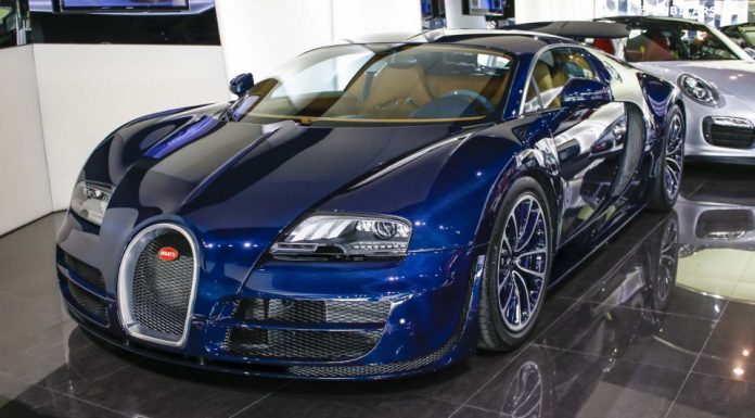 Unique Blue Carbon Bugatti Veyron Super Sport Sold in Dubai