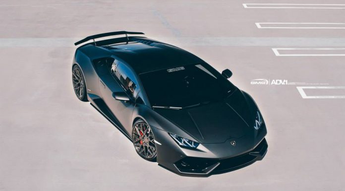 Stunning Black Lamborghini Huracan with Liquid Smoke ADV.1 Wheels!