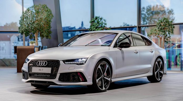 Matte Silver Audi RS7 Sportback by Audi Exclusive 