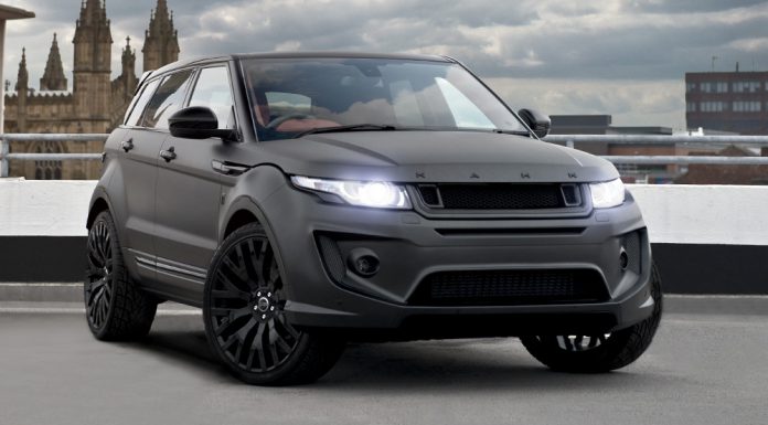 Volcanic Rock Satin Range Rover Evoque by Kahn Design 