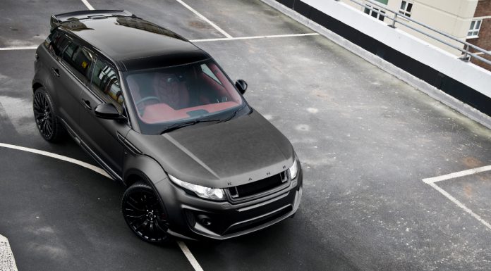 Volcanic Rock Satin Range Rover Evoque by Kahn Design 