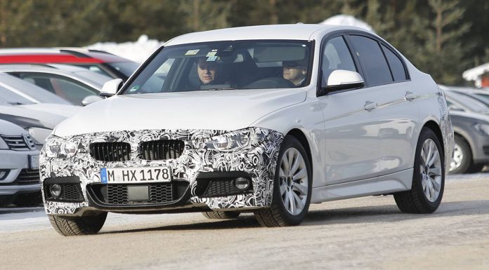 BMW 3-Series M-Sport Package Facelift Spy Shots 