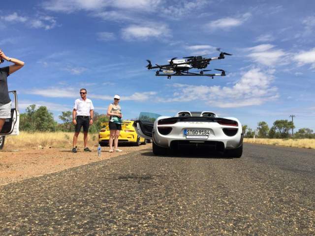 Porsche 918 Spyder shoot Australia