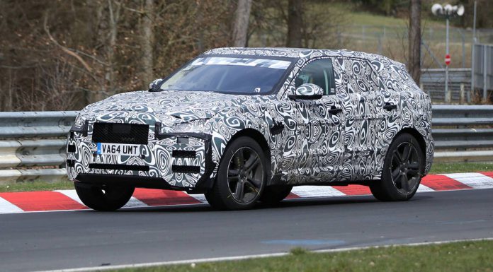 Jaguar F-Pace Spy Shots Emerge at the Nurburgring 