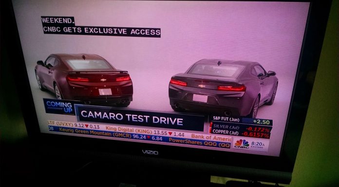 2016 Chevrolet Camaro leak rear