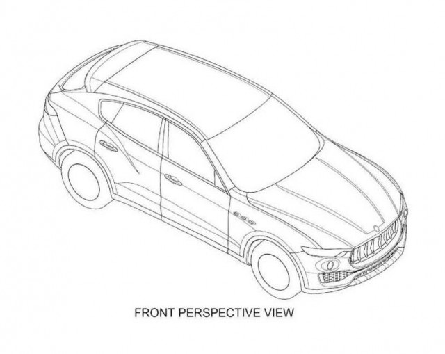 Maserati Levante patent sketch