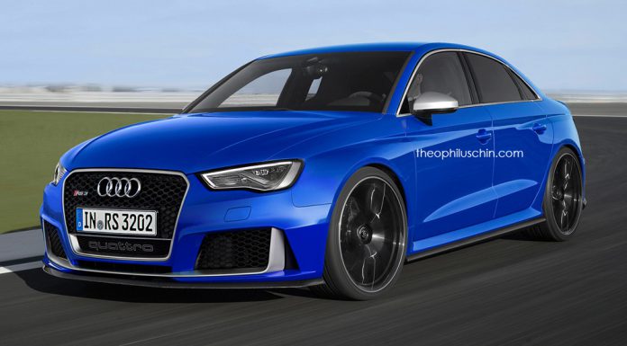 Audi RS3 sedan front