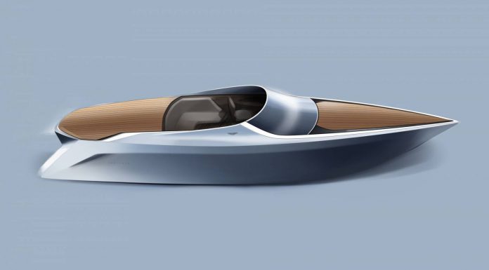 Quintessence AM37 Aston Martin powerboat sketch