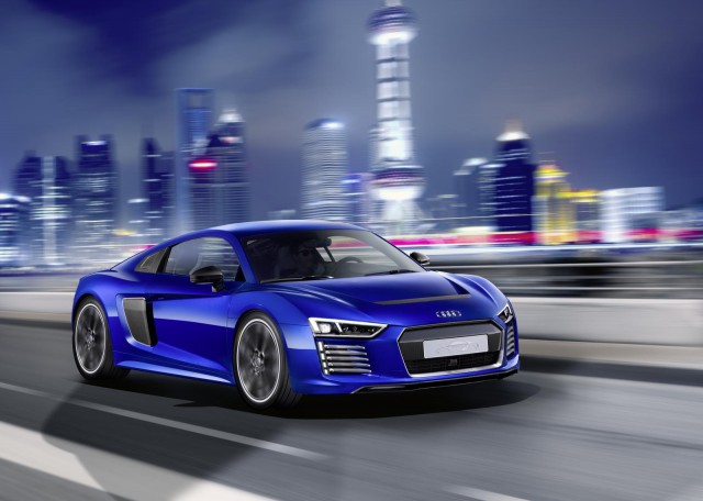 Audi R8 e-tron Piloted Driving Concept at Shanghai