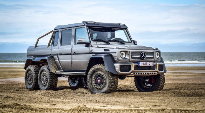 Mercedes-Benz G63 6x6 Leads Borderrun 2015 in The Netherlands