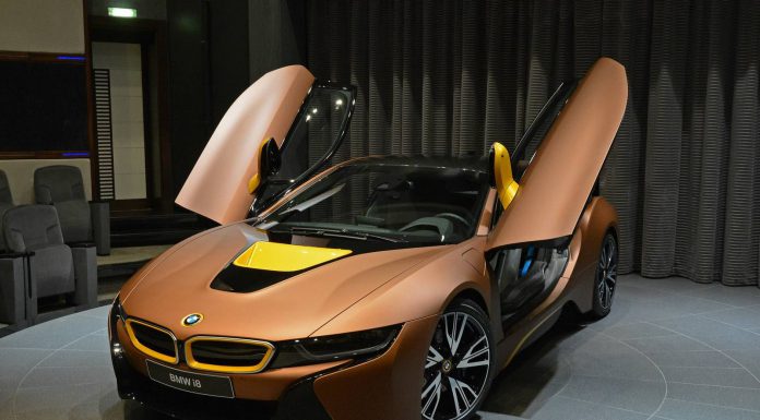 Brown BMW i8 For Sale in Abu Dhabi 