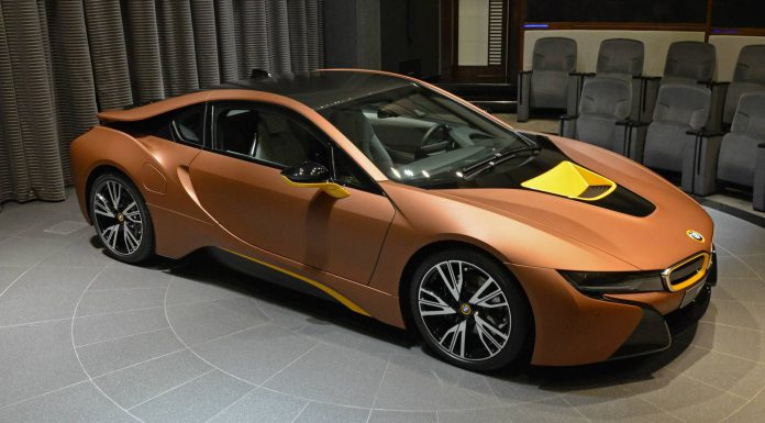 Brown BMW i8