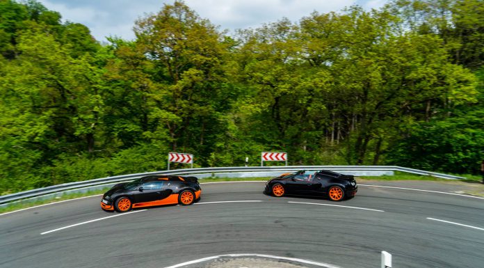 Bugatti Veyron Super Sport and Vitesse WRC Nurburgring 