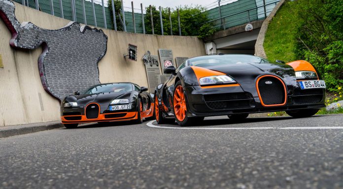 Bugatti Veyron Super Sport and Vitesse WRC 24 Hours of Nurburgring 