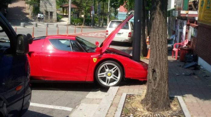 Ferrari Enzo Crashes in South Korea