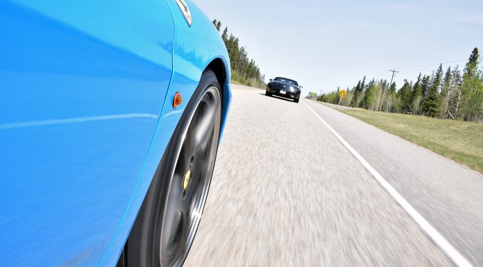 F430 chasing SLS AMG