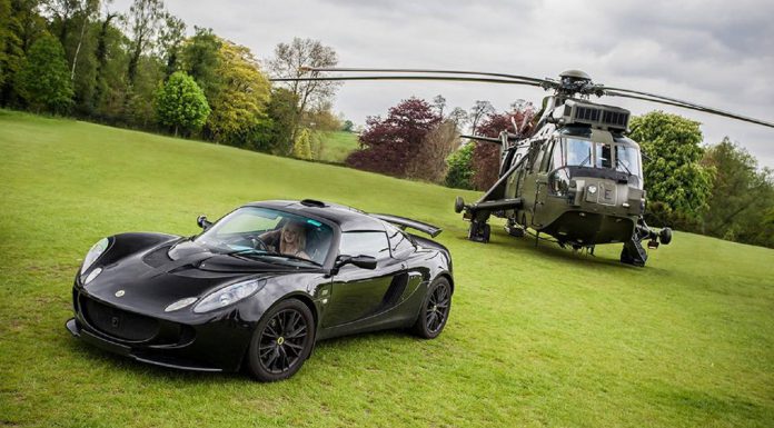 Supercar Siege 2015 Navy helicopter and Lotus