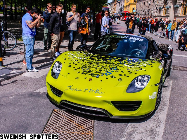 2015 Gumball 3000 Rally Porsche 918 Spyder