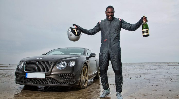 Idris Elba land speed record in Bentley Continental GT Speed