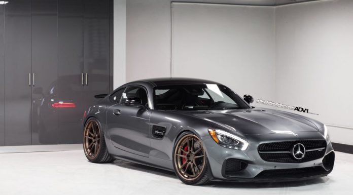 Mercedes-AMG GT S Rides on Matte Bronze ADV.1 Wheels