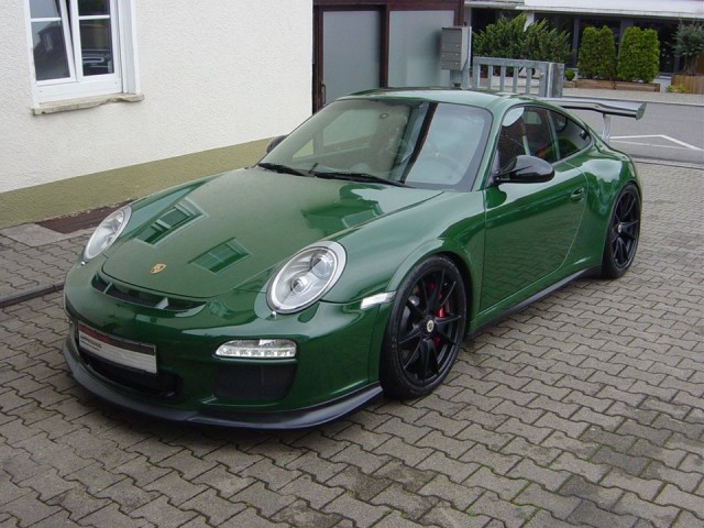 Unique British Racing Green Porsche 911 GT3 RS For Sale 