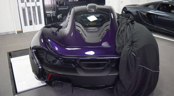 Purple MSO McLaren P1 Rear