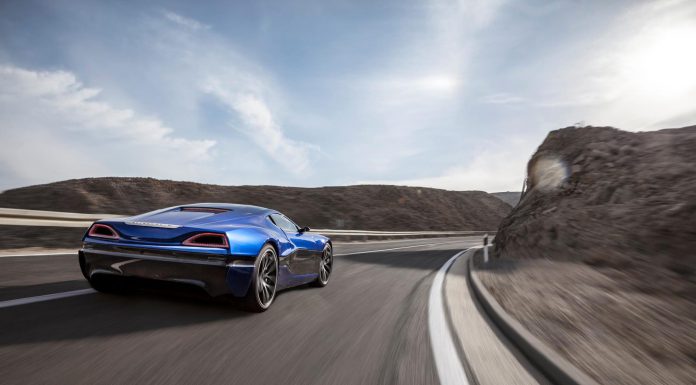 Rimac Concept One Blue color 