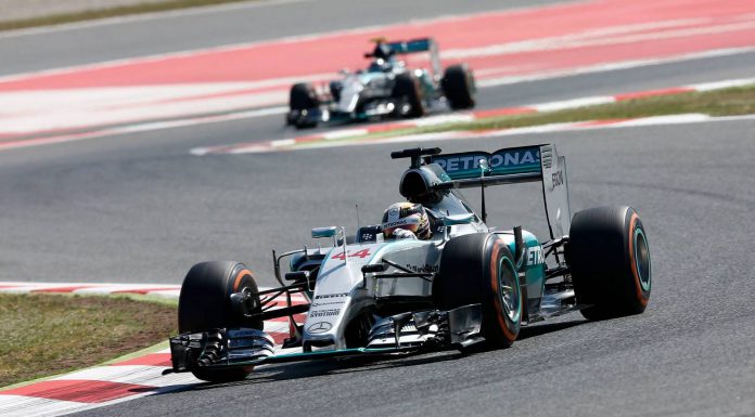 Formula 1 Spanish Grand Prix 2015 Mercedes-AMG Silver Arrows